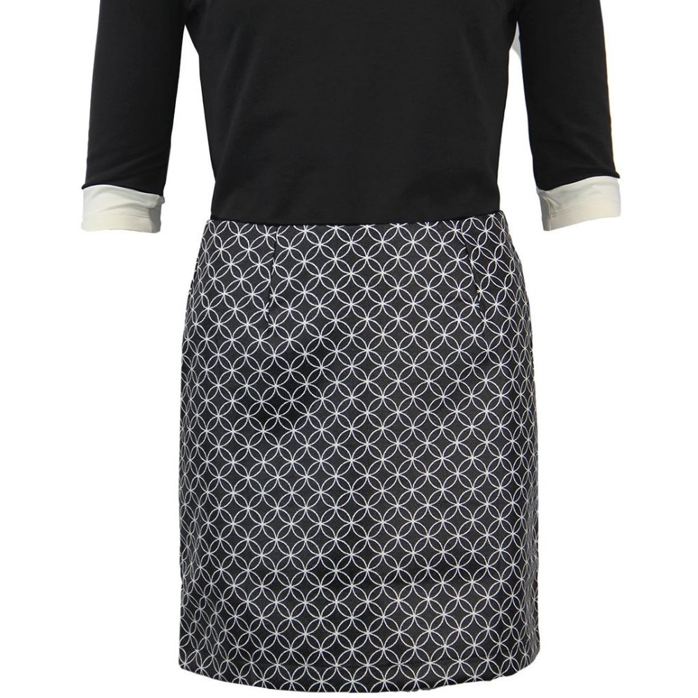 Madcap Retro 1960s Mod Op Art Mini Skirt NWOT